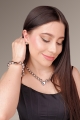 Set balines y corazón: Gargantilla, pulsera y aretes