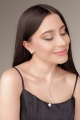 Juego Collar y aretes Trébol