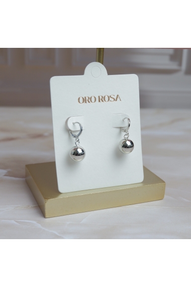 Aretes balines colgantes