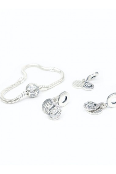 Charm en plata I love you...